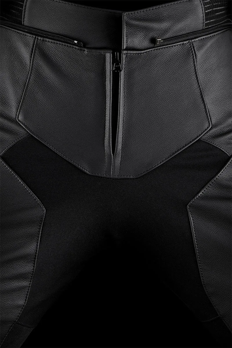 Pantalon Moto Cuir Homme Furygan BOLT Noir — CE AAA