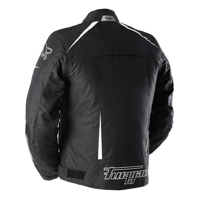 Blouson Moto Homme Furygan YORI Noir-Blanc-Blanc — CE AA