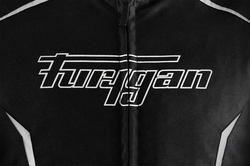 Blouson Moto Homme Furygan YORI Noir-Blanc-Blanc — CE AA