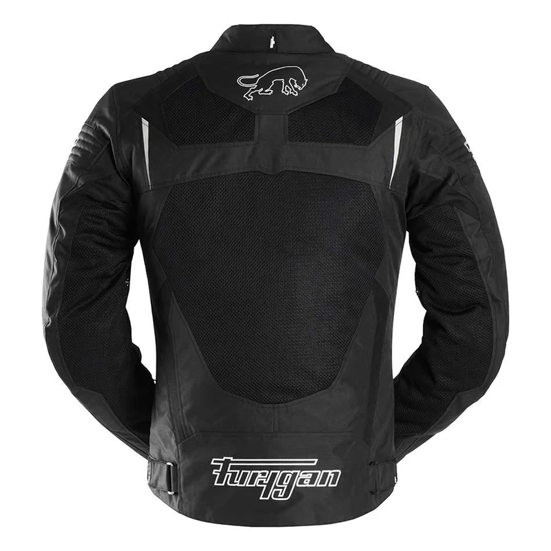 Blouson Moto Homme Furygan WB08 VENTED+ Noir-Blanc — CE A | Été
