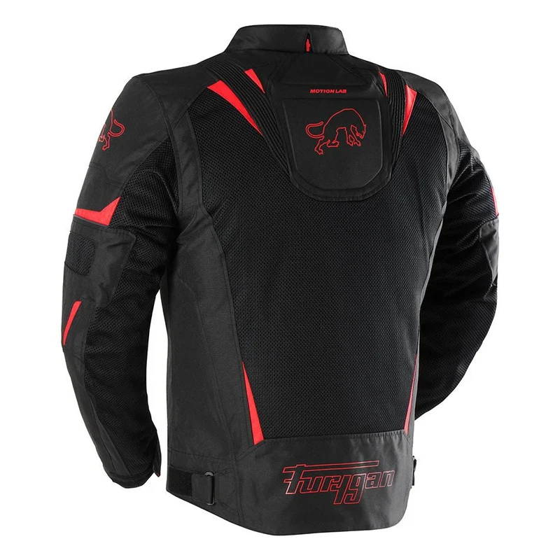 Blouson Moto Homme Furygan ULTRASPARK 3IN1 VENTED+ Noir-Rouge — CE A