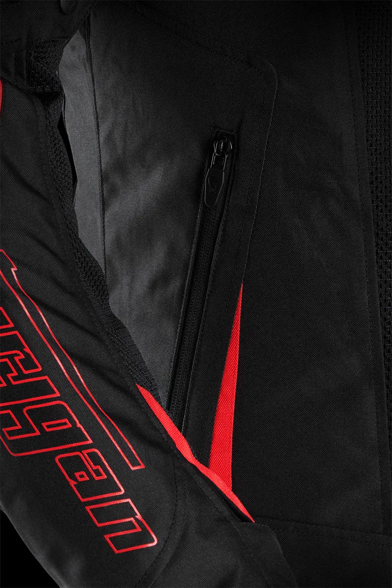 Blouson Moto Homme Furygan ULTRASPARK 3IN1 VENTED+ Noir-Rouge — CE A