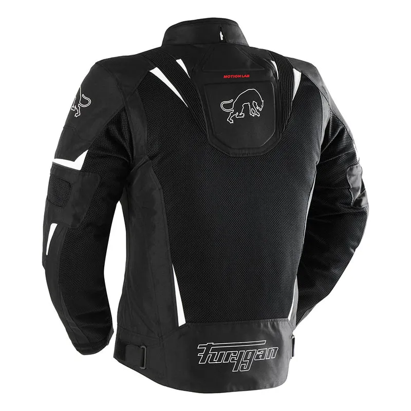 Blouson Moto Homme Furygan ULTRASPARK 3IN1 VENTED+ Noir-Blanc — CE A