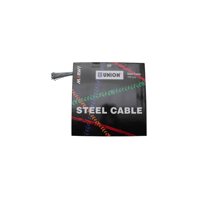 CABLE DE DERAILLEUR MARWI ACIER POUR SHIMANO ET ADAPTABLE 1,2mm 2,10M (BOITE DE 100)