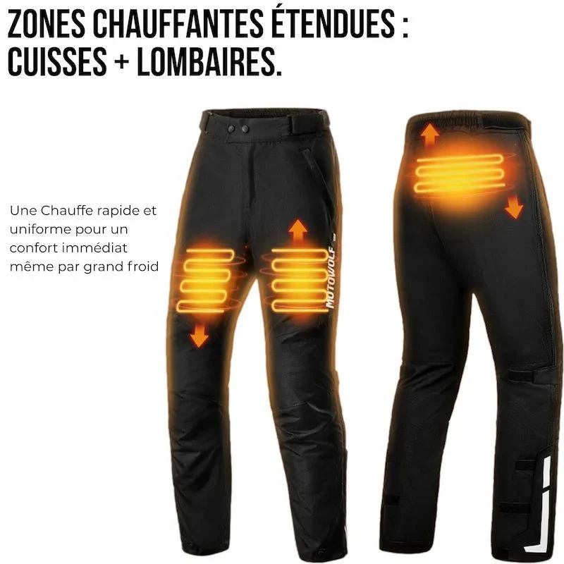 Surpantalon Moto Hiver Chauffant & Étanche | AURORA™