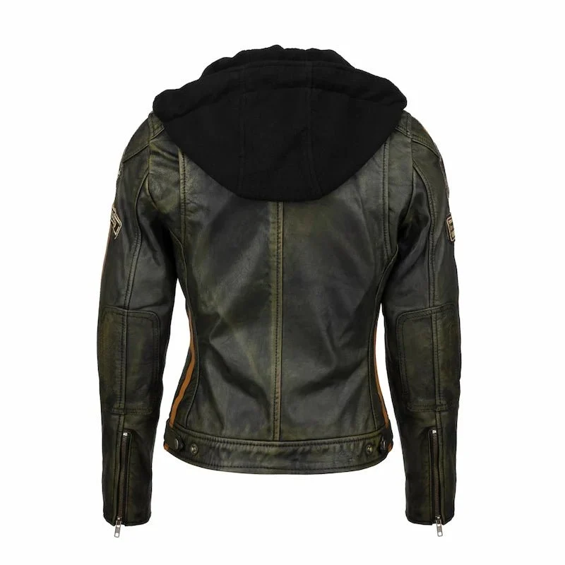 Blouson cuir moto rétro chic pour femme | LEGENDARY 58™