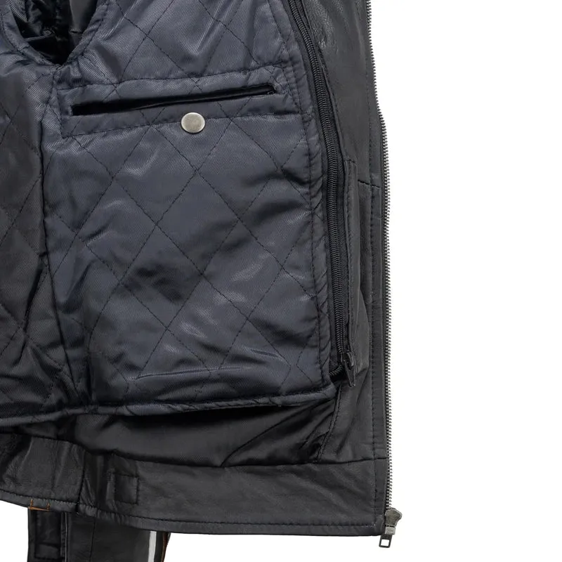 Blouson cuir moto rétro chic pour femme | LEGENDARY 58™