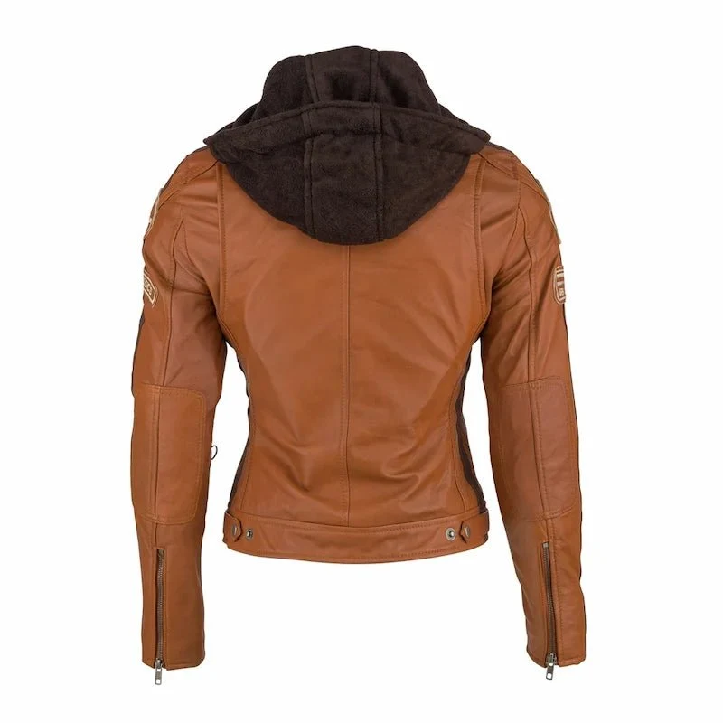 Blouson cuir moto rétro chic pour femme | LEGENDARY 58™