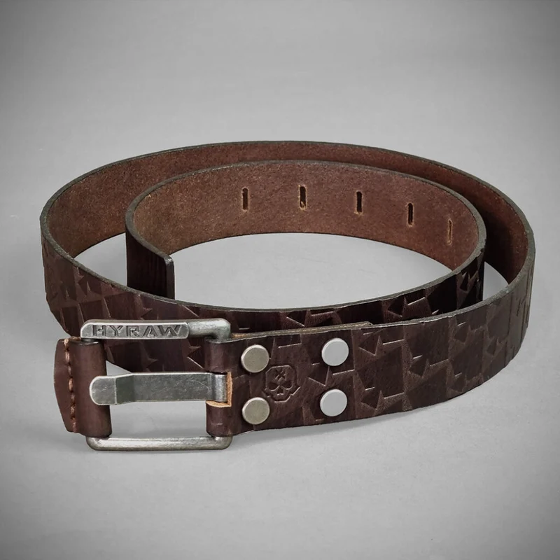 Ceinture cuir marron Brotherhood™ | Guitar Pick Holder™
