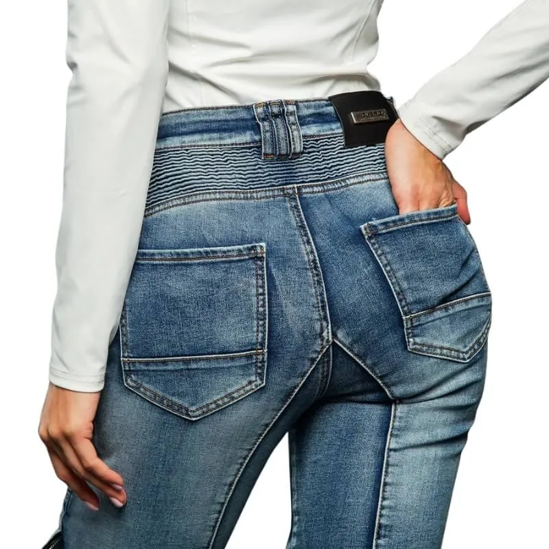 Jeans Moto Femme Kevlar & Protections Niveau 2 – LOONGBIKE™ 4Rider
