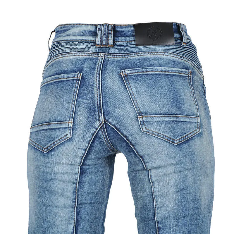 Jeans Moto Femme Kevlar & Protections Niveau 2 – LOONGBIKE™ 4Rider