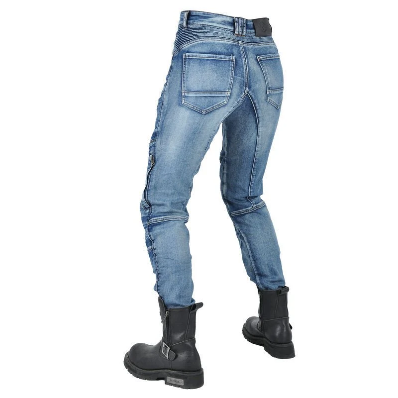 Jeans Moto Femme Kevlar & Protections Niveau 2 – LOONGBIKE™ 4Rider