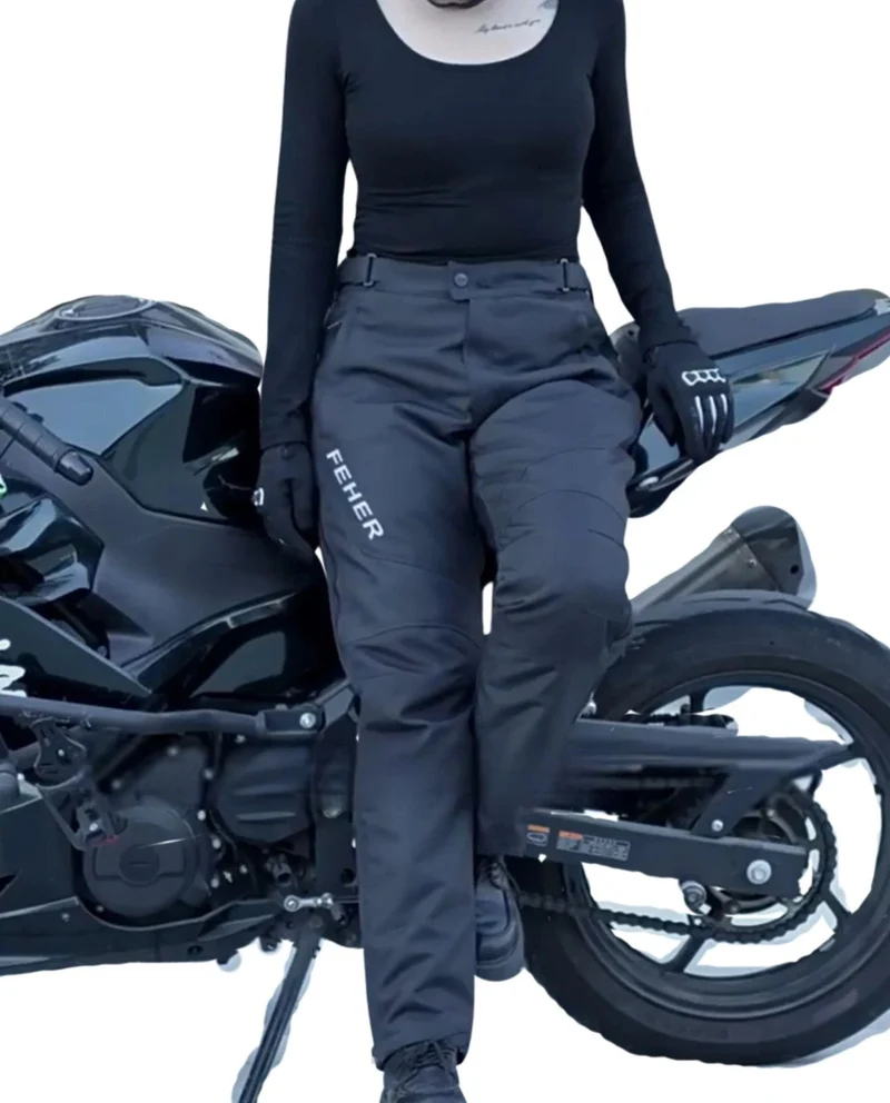 Surpantalon moto femme — étanche, CE2 | BORÉALE™