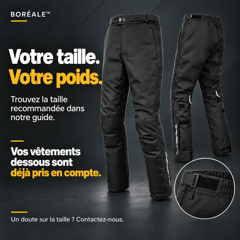 Surpantalon moto femme — étanche, CE2 | BORÉALE™