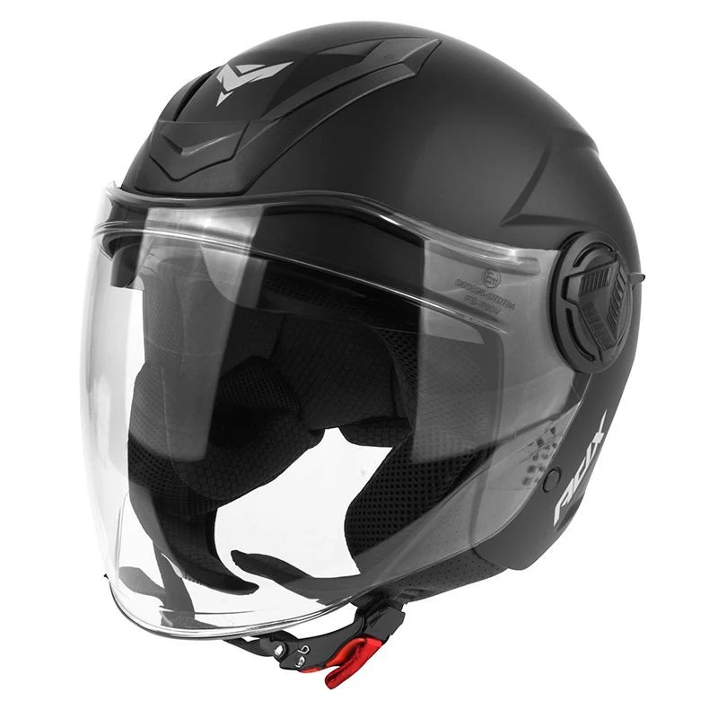 Casque Jet Noir Mat Double Écran – Scooter & Moto Urbain