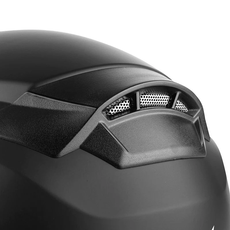 Casque Jet Noir Mat Double Écran – Scooter & Moto Urbain