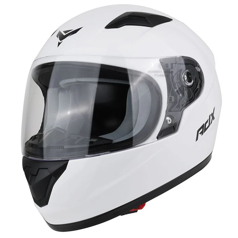 Casque Moto Enfant Intégral ADX AI600 – Blanc Brillant (ECE 22.06)