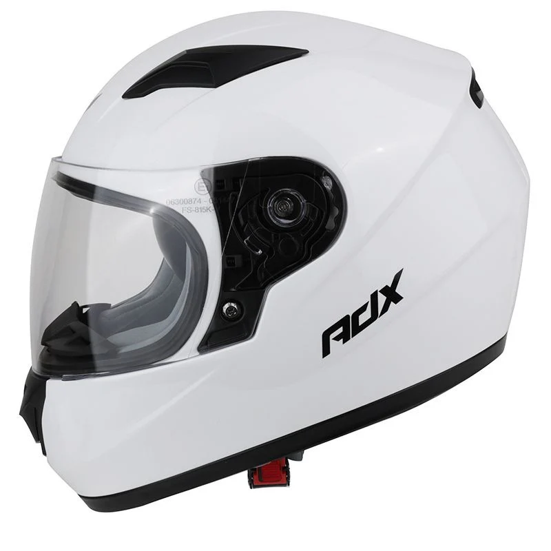Casque Moto Enfant Intégral ADX AI600 – Blanc Brillant (ECE 22.06)