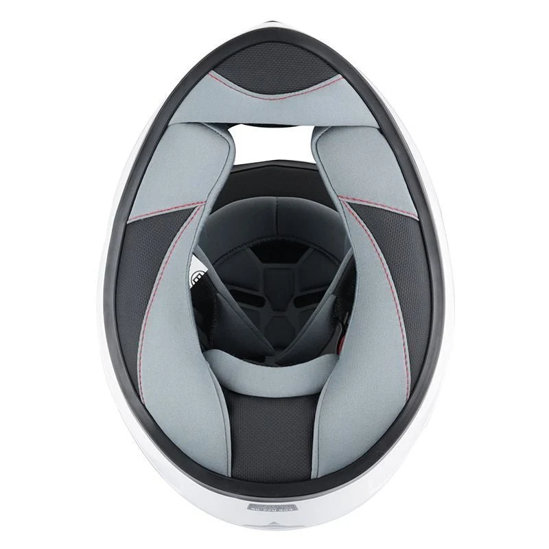 Casque Moto Enfant Intégral ADX AI600 – Blanc Brillant (ECE 22.06)