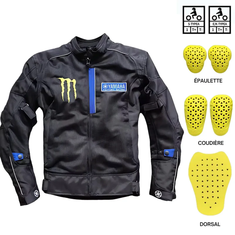 Blouson moto été | Yamaha Monster