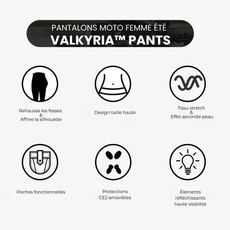 Pantalons Femme Été avec protection CE2 | VALKYRIA™ PANTS