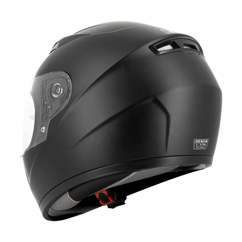 Casque intégral Moto Enfant | Noir mat