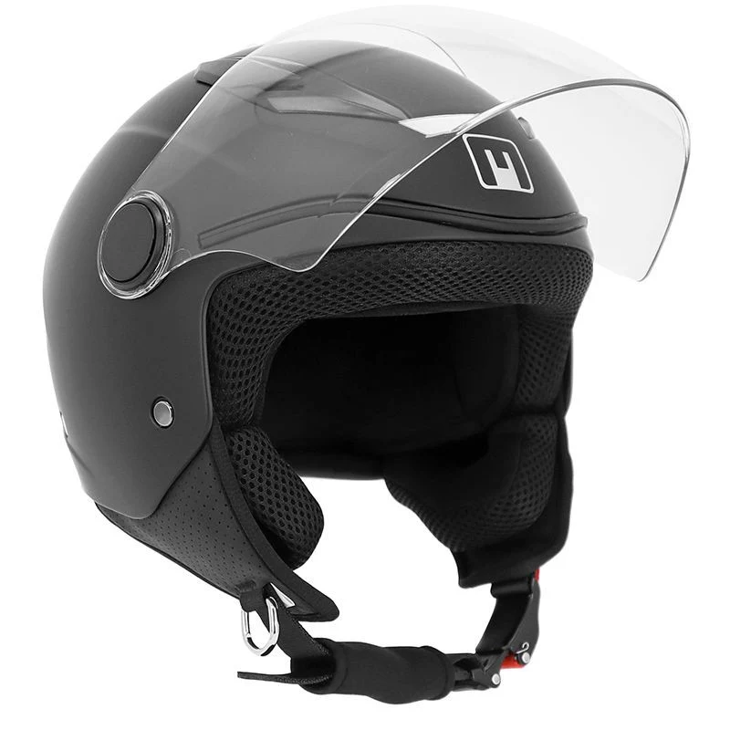 Casque Moto Enfant Jet Play Noir Mat — Protection ECE 22.06