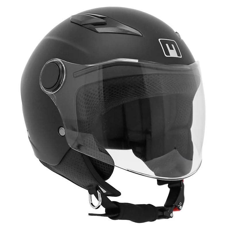 Casque Moto Enfant Jet Play Noir Mat — Protection ECE 22.06