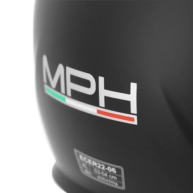 Casque Moto Enfant Jet Play Noir Mat — Protection ECE 22.06