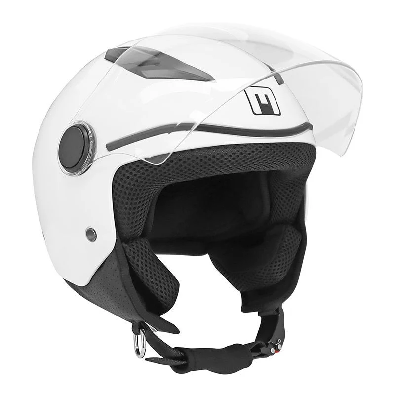 Casque jet enfant scooter homologué ECE 22.06 | JetPlay Blanc