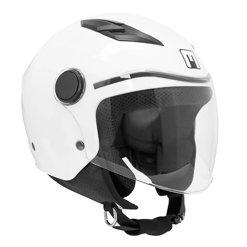 Casque jet enfant scooter homologué ECE 22.06 | JetPlay Blanc