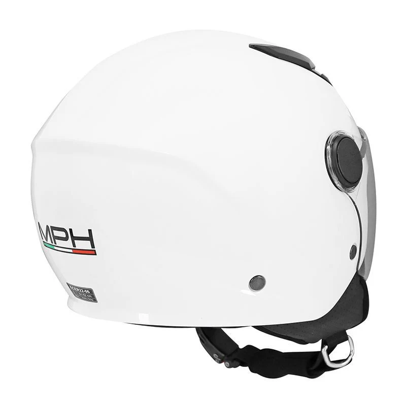 Casque jet enfant scooter homologué ECE 22.06 | JetPlay Blanc