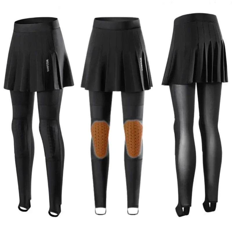 Legging moto été + Jupette avec protection CE2 | VALKYRIA™