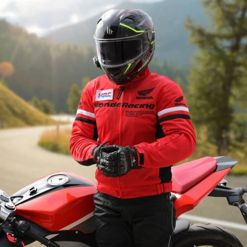 Blouson protection moto été | Honda Racing HRC rouge