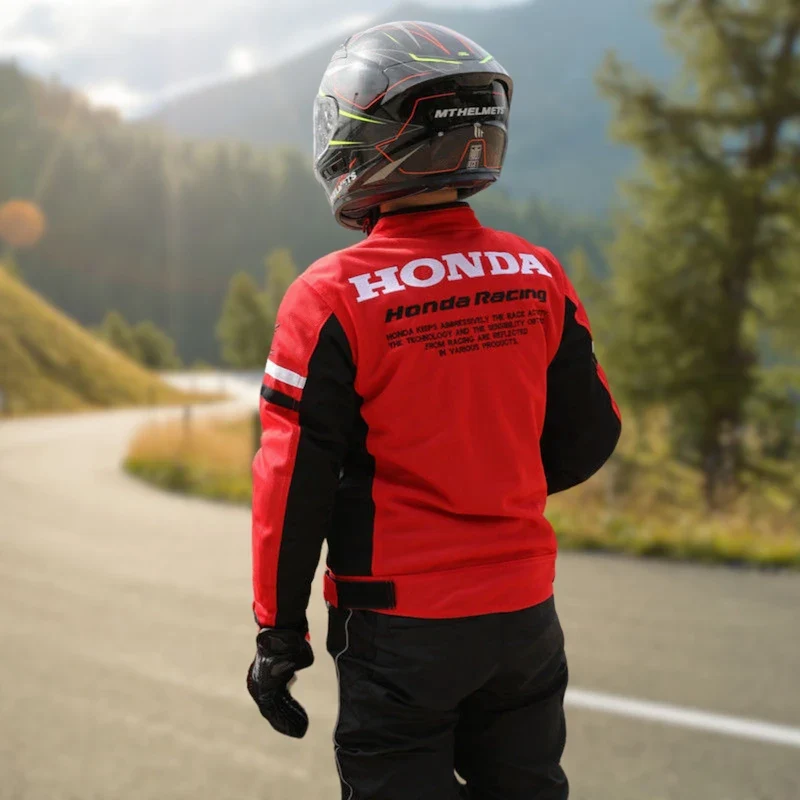 Blouson protection moto été | Honda Racing HRC rouge