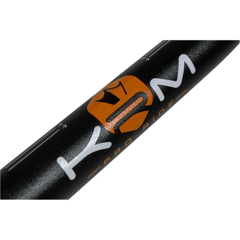 Guidon Moto Cross KRM Oversize Alu Noir/Orange
