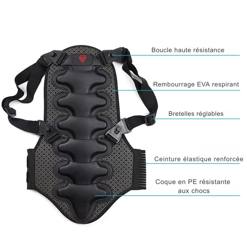 Protection Dorsale Moto | CoolSpine™