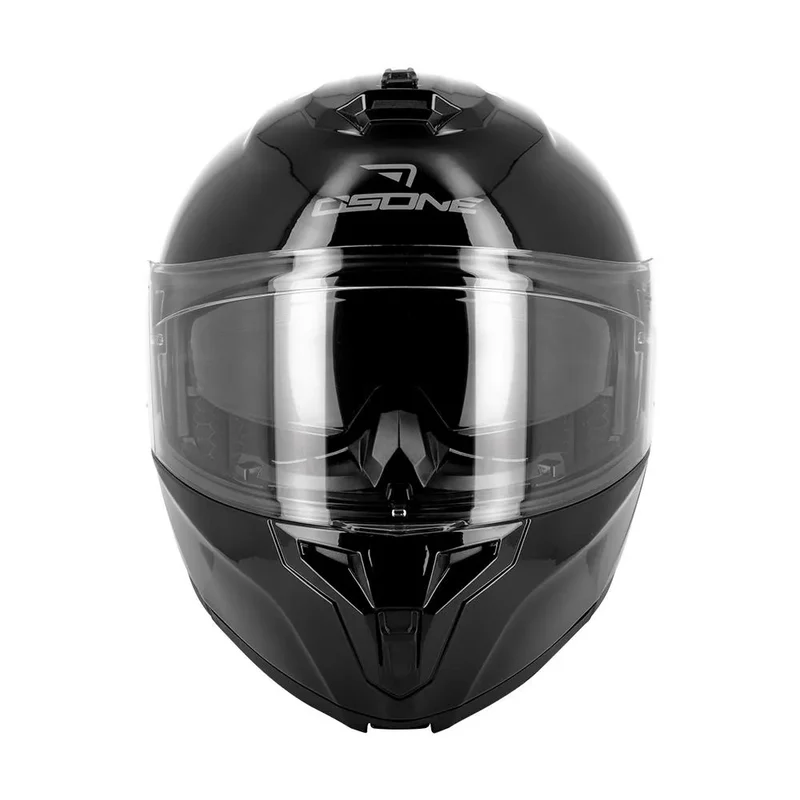 Casque Moto Modulable pour Touring - Noir Brillant