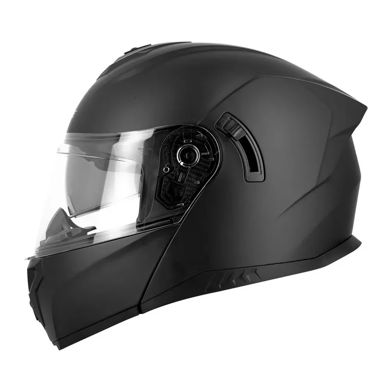 Casque Modulable Noir Mat Homologué 22.06 | BlackEvo
