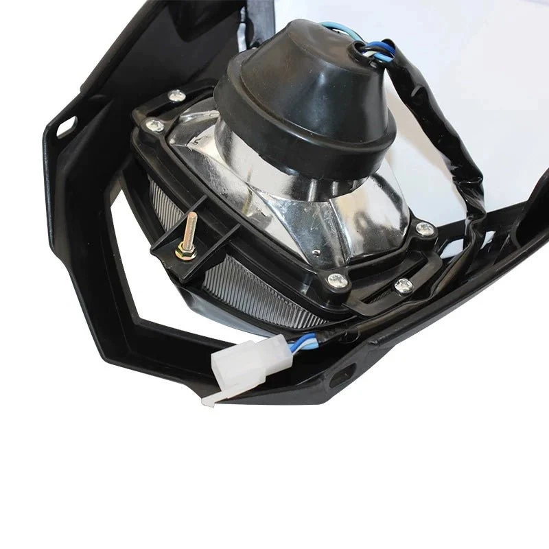 Plaque phare YZ - Noir et blanc