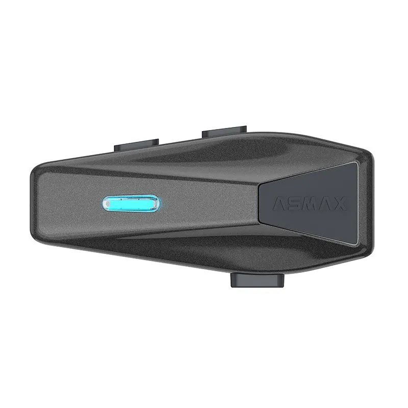 Intercom Moto ASMAX S2 – Bluetooth 5.4 - 8 Pilotes -15km- IP67