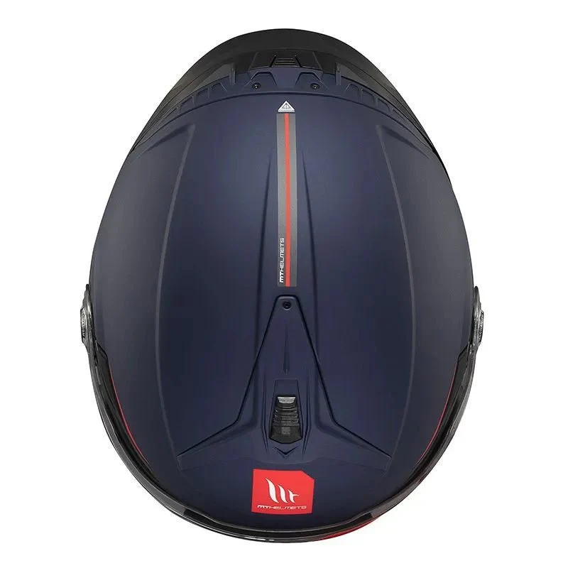 Casque jet moto double écran - COSMO Bleu Nuit