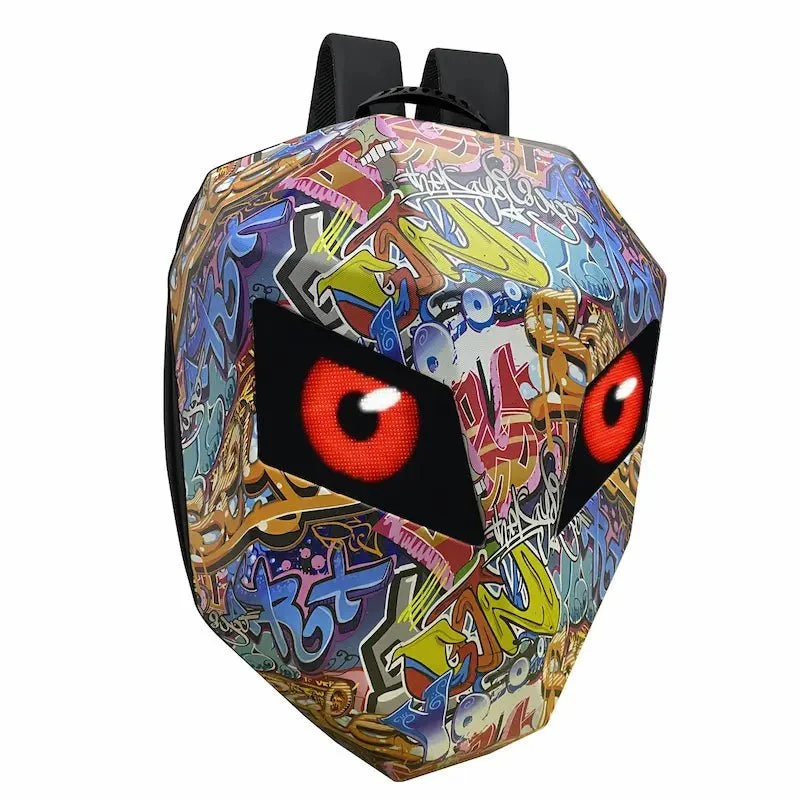 Sac à Dos Moto LED Graffiti – Design Urbain