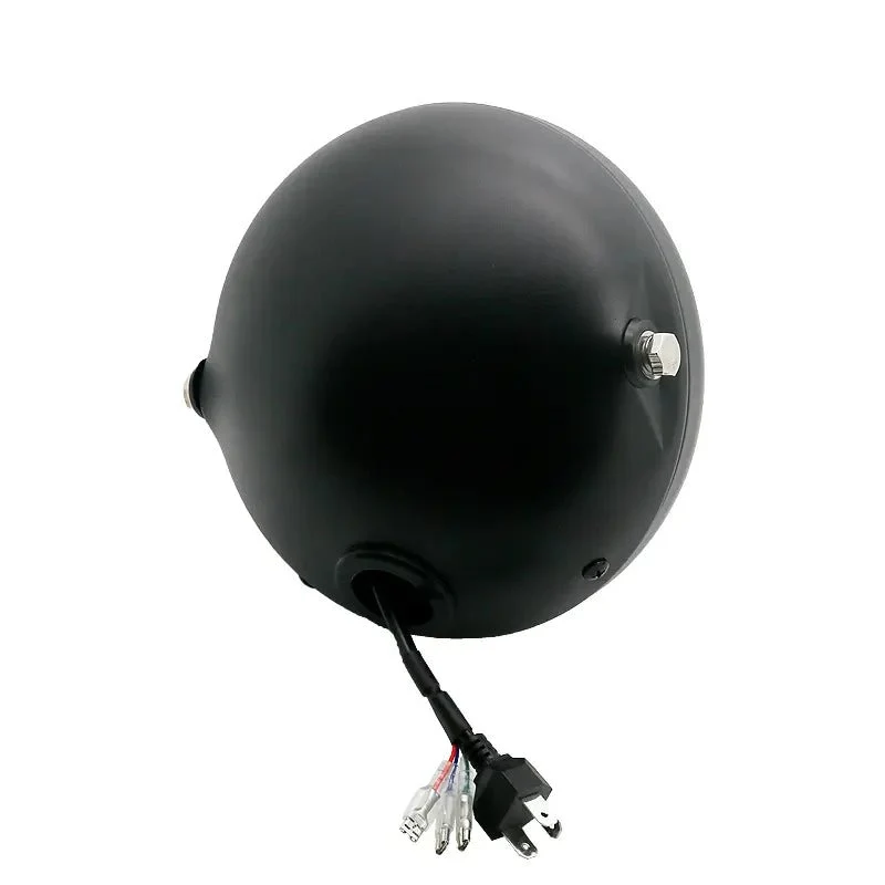 Phare rond moto LED avec clignotant 7.5 "