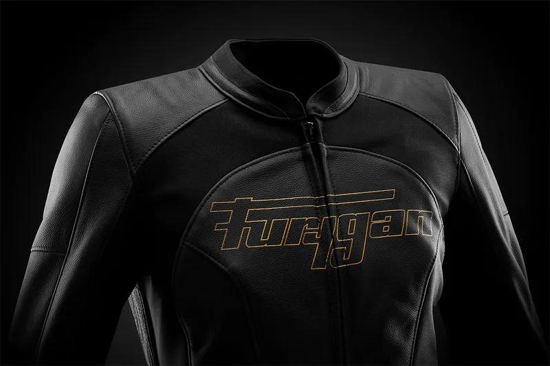 Blouson Moto Sport Femme Furygan ROMY — CE AAA Lady Racing Noir-Or