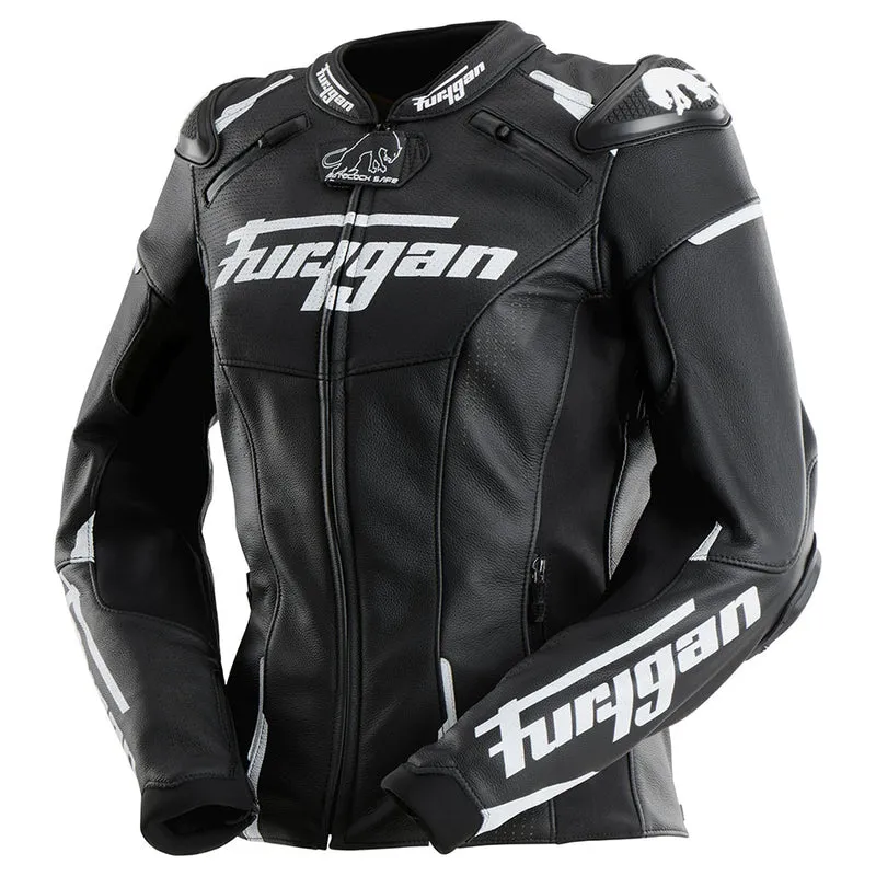 Blouson Moto Sport Femme Furygan RAPTOR LADY — CE AAA Noir-Blanc