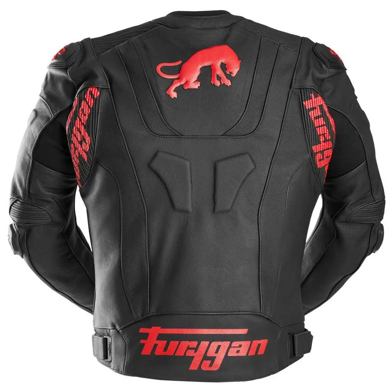 Blouson Moto Sport Furygan RAPTOR EVO 3 — CE AAA Référence Sport Noir-Rouge