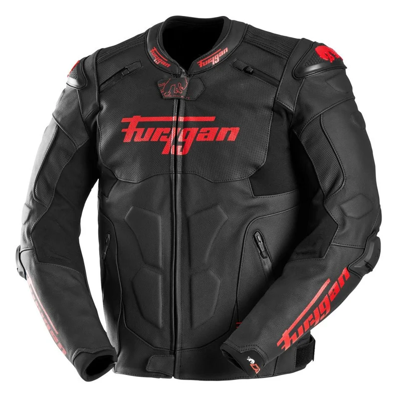 Blouson Moto Sport Furygan RAPTOR EVO 3 — CE AAA Référence Sport Noir-Rouge
