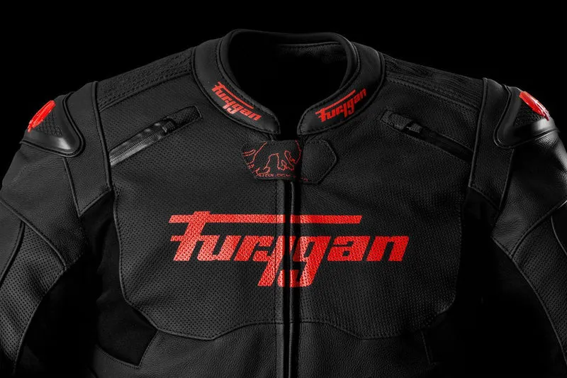 Blouson Moto Sport Furygan RAPTOR EVO 3 — CE AAA Référence Sport Noir-Rouge