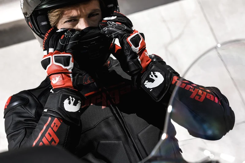 Blouson Moto Sport Furygan RAPTOR EVO 3 — CE AAA Référence Sport Noir-Rouge